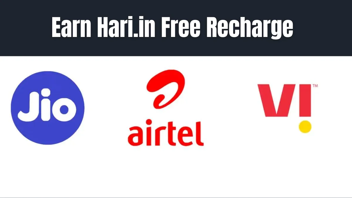 Earn Hari.in Free Recharge